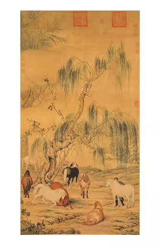 藏品鉴赏-牧马图