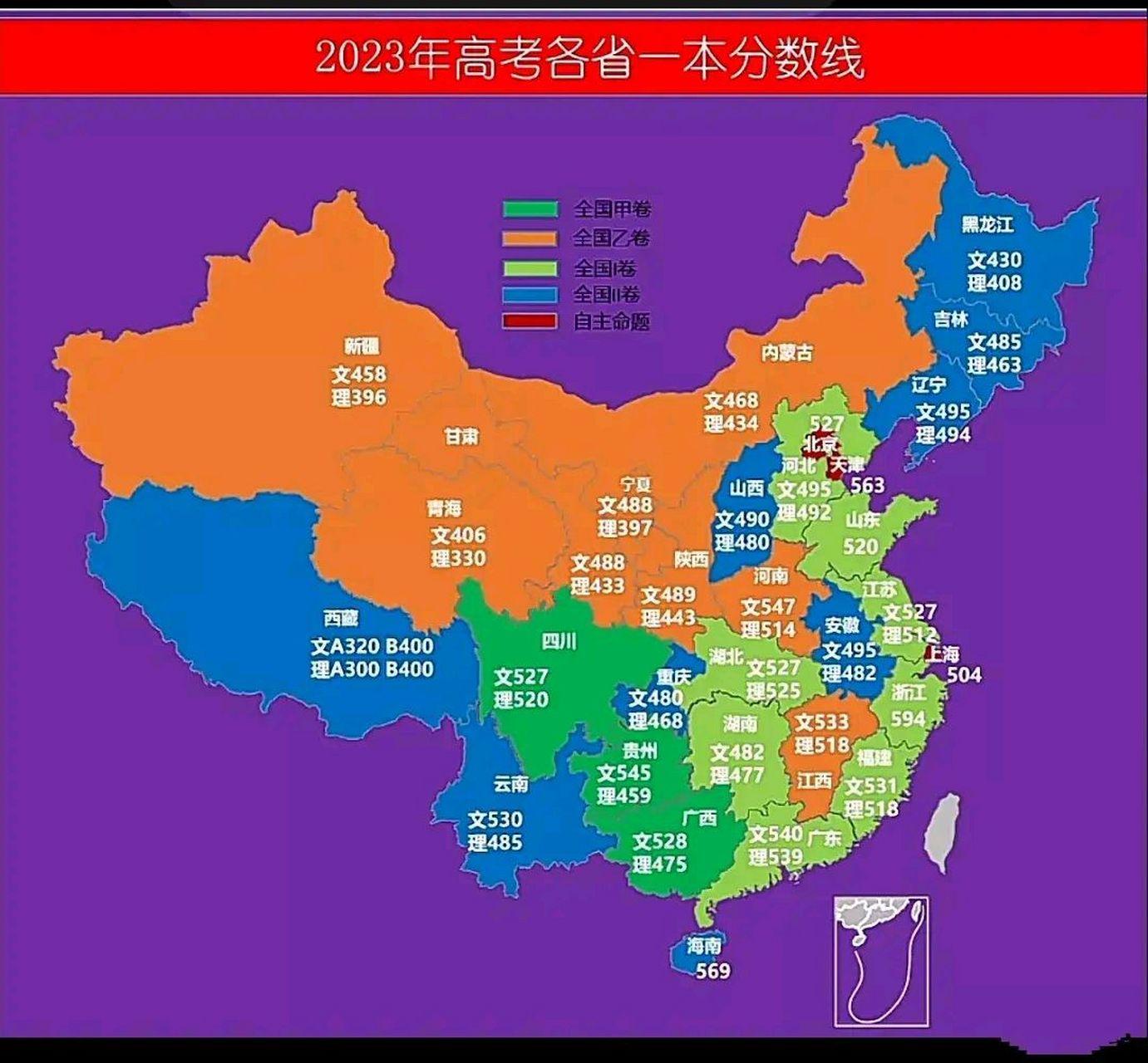 大部分都出自省会名校,少部分出自一些市中或者县中.