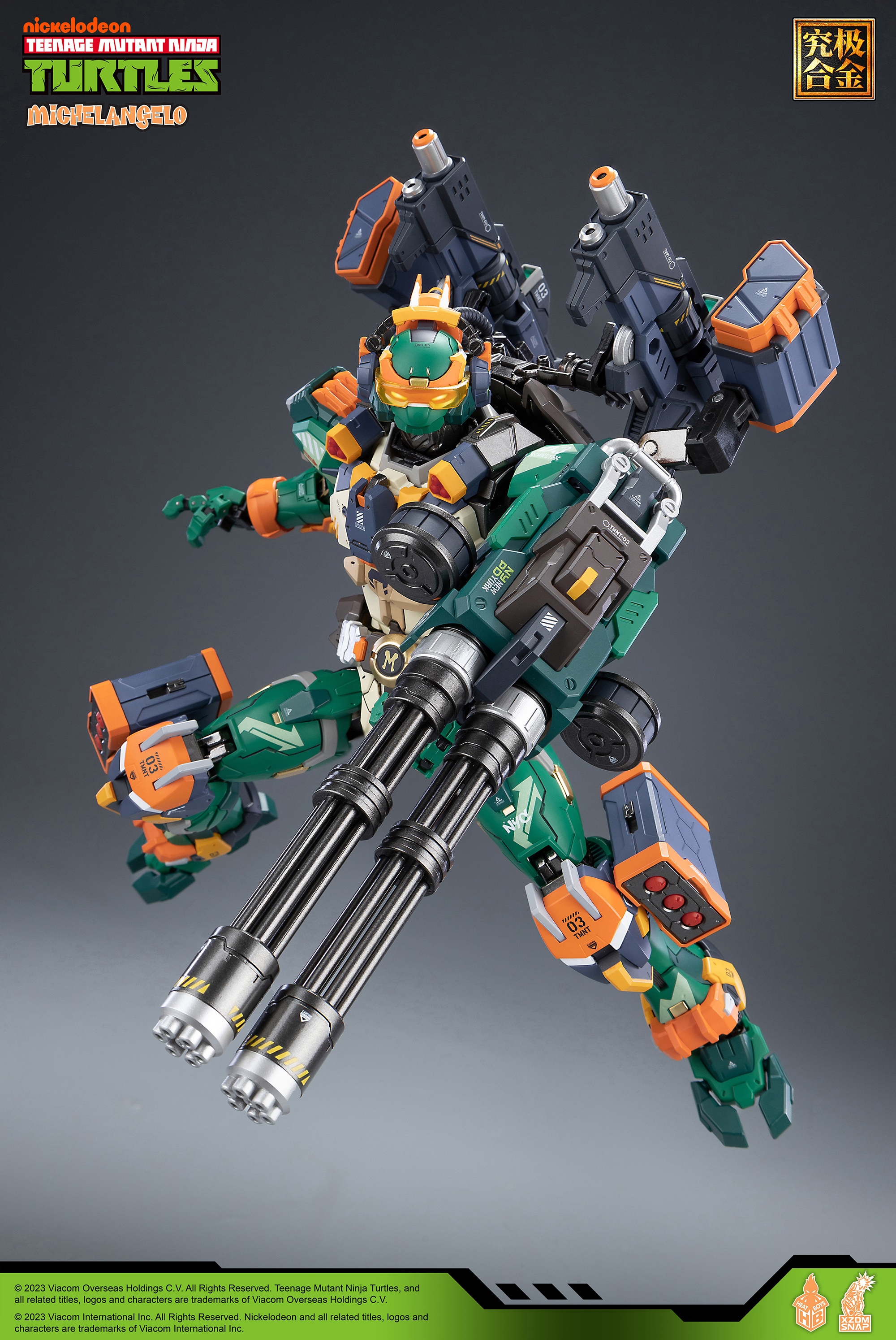 模型欣赏:机甲忍者龟 米开朗基罗