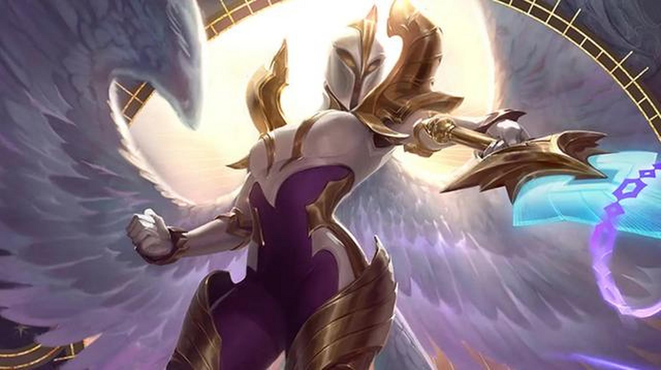 游戏# #金铲铲之战#  【正义天使·凯尔】堕入凡间,终究还会成神的!