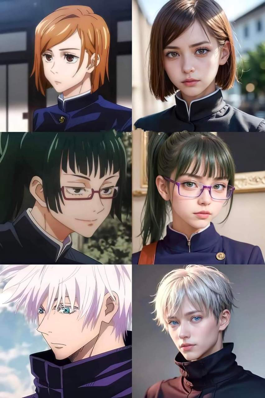 咒术回战ai真人版02五条悟的神颜连ai的还原不了09