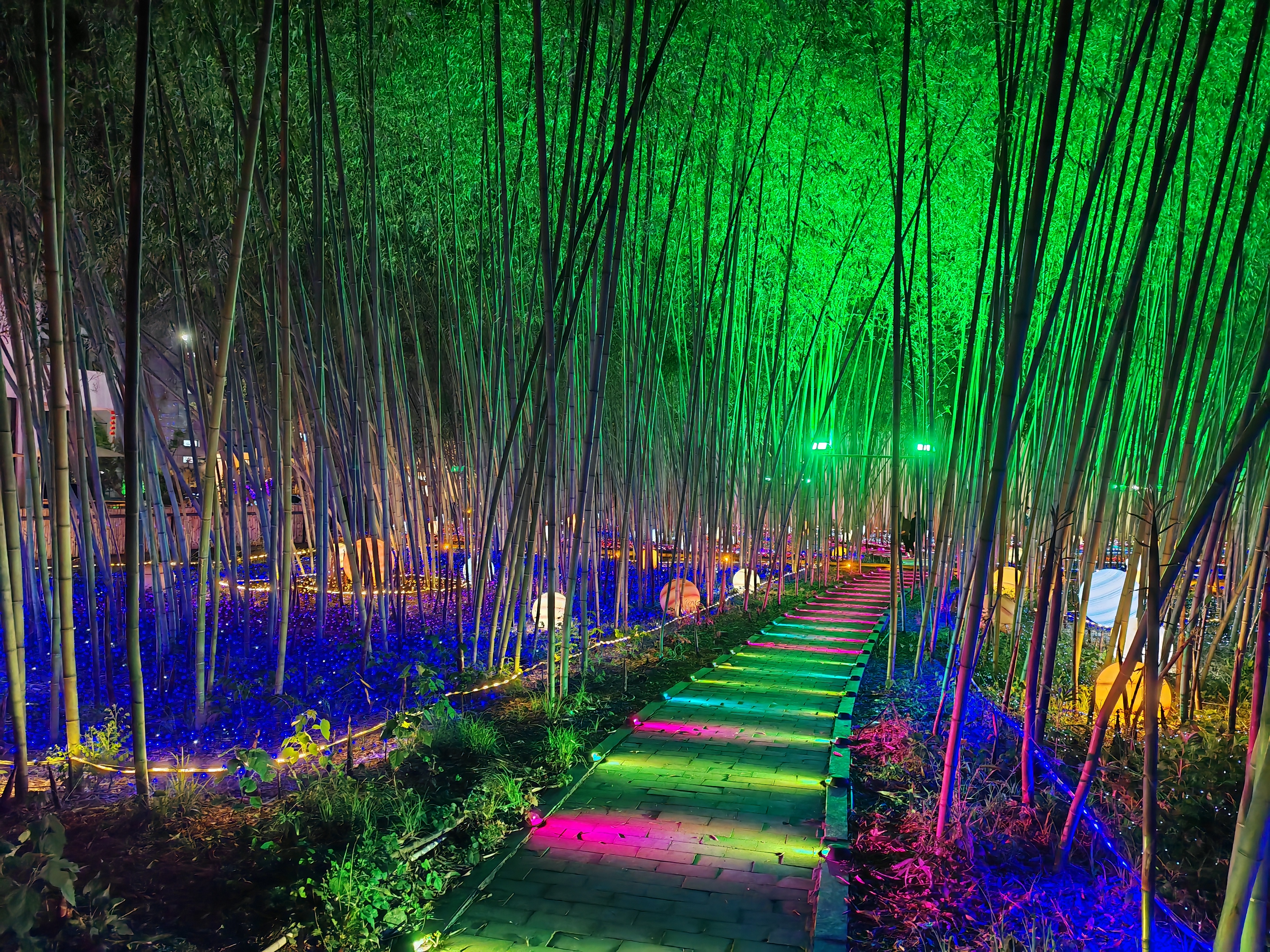 重渡沟夜景美如画