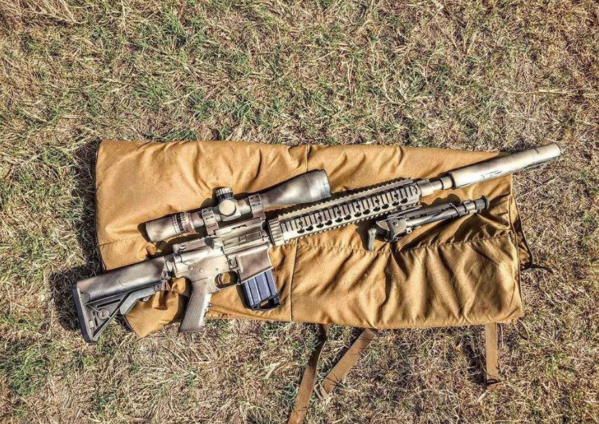 突击步枪的外表,狙击枪的性能:m110半自动狙击步枪