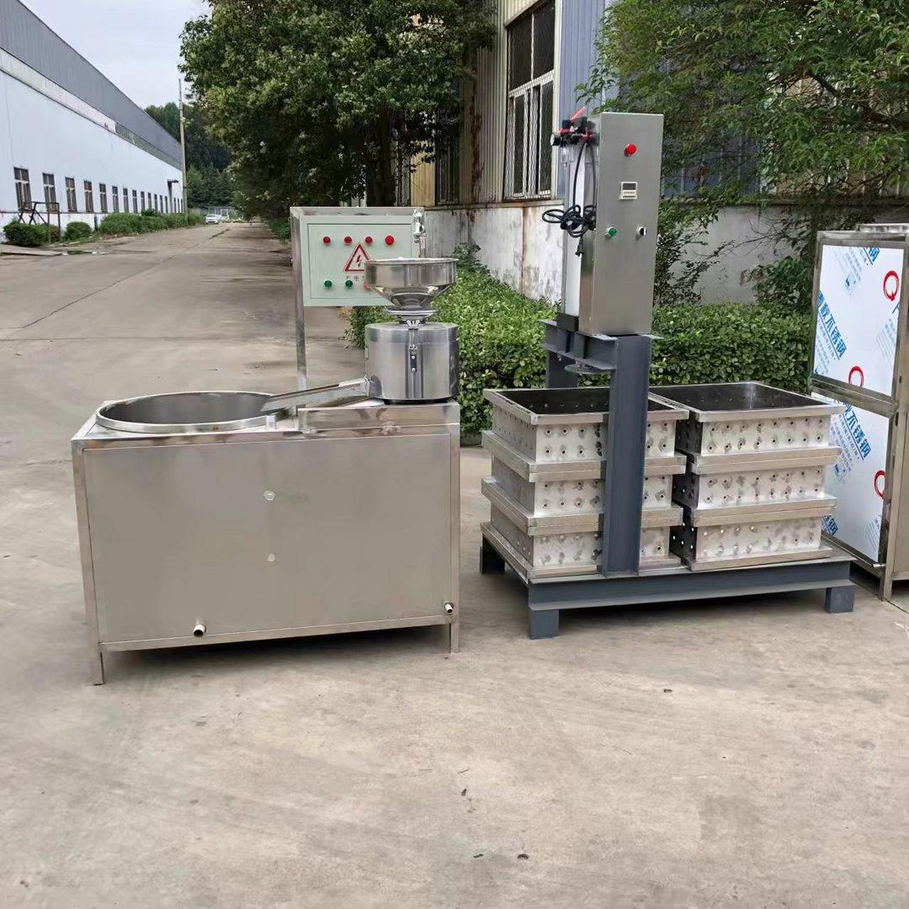 全自动豆干机,按键操作,自动泼脑压榨,一个小时300斤#全自动豆干机