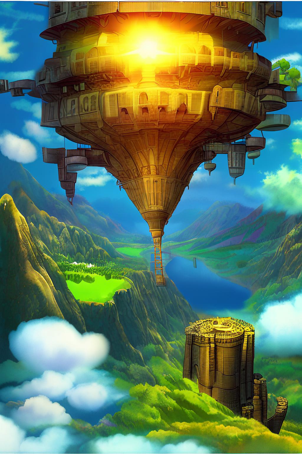 美妙奇幻的空中城堡