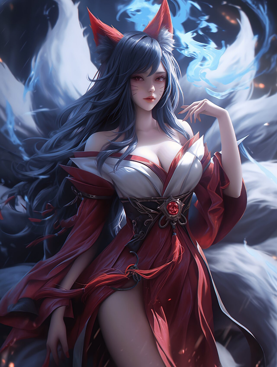 英雄联盟角色——九尾妖狐阿狸|||我是该让你们的心跳加快呢,还是,让