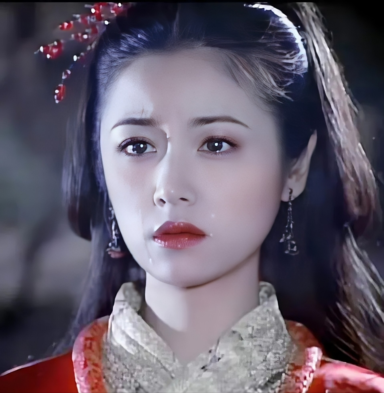 以前的古装剧妆造就是好看,林心如的古装也曾是一绝,眉目如画#年轻时