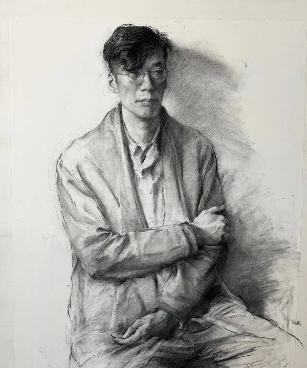 著名画家徐芒耀素描人物写生