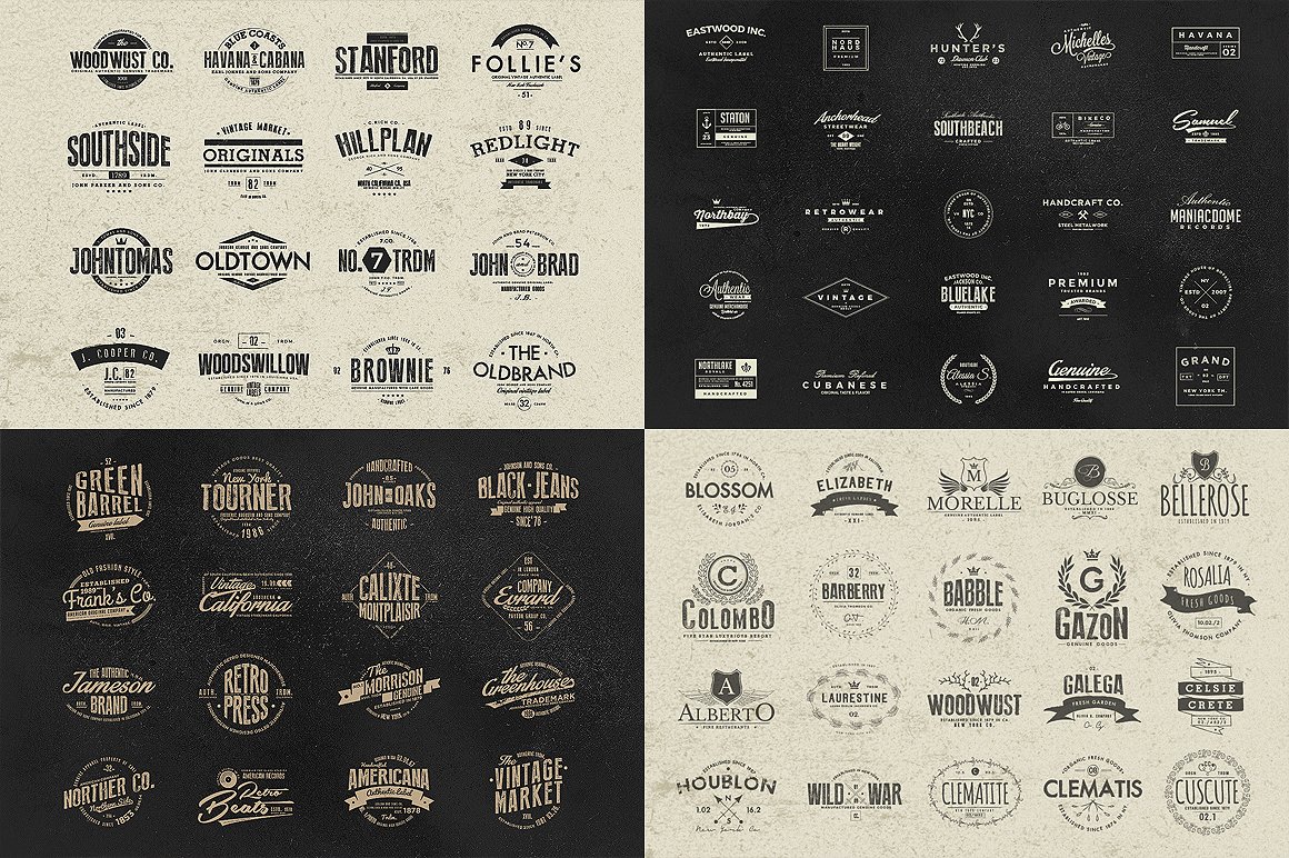154 Vintage Logos Bundle Vol.3-2.jpg