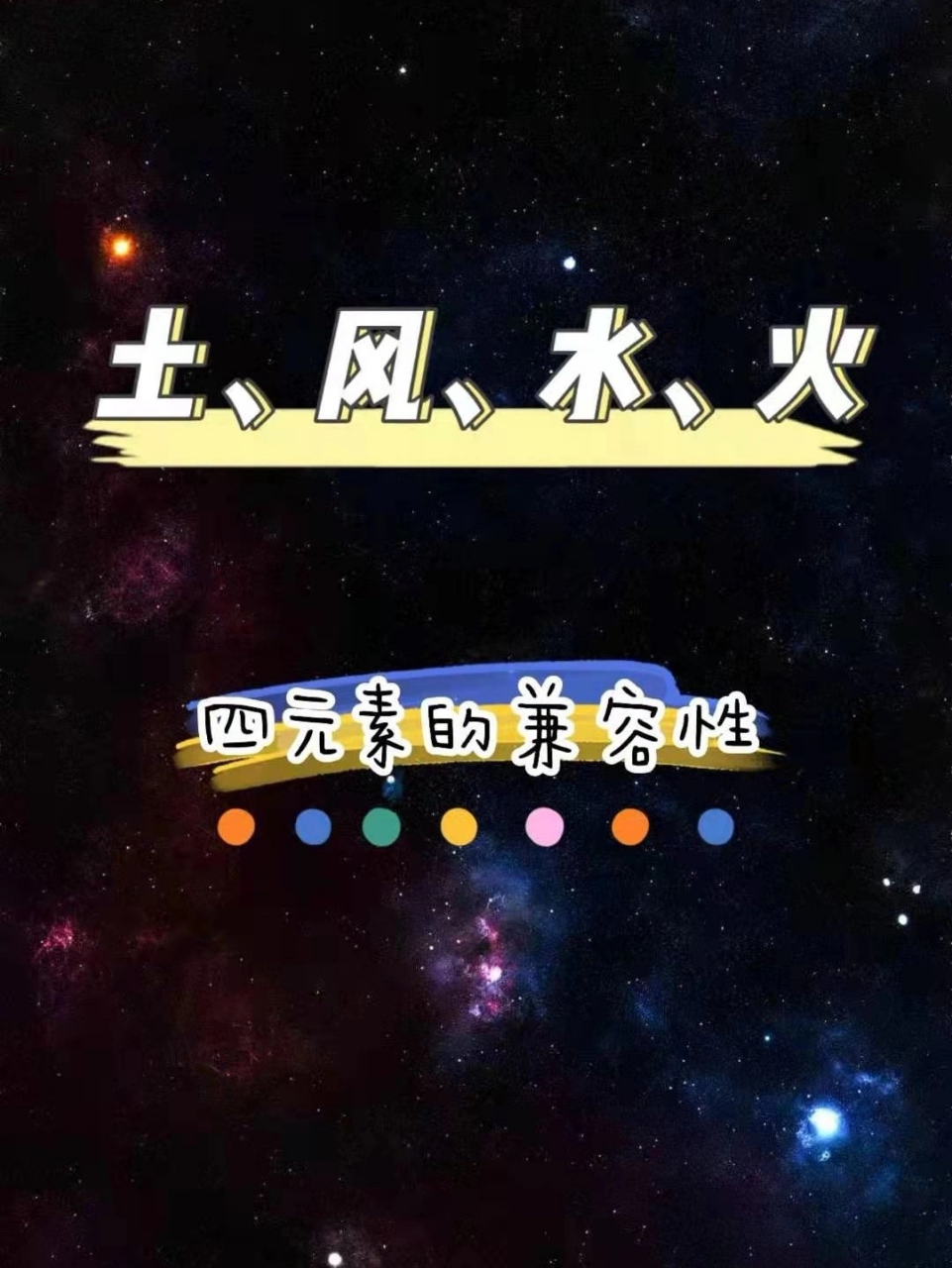 十二星座特征# 土火水风元素兼容性:会是真爱吗?