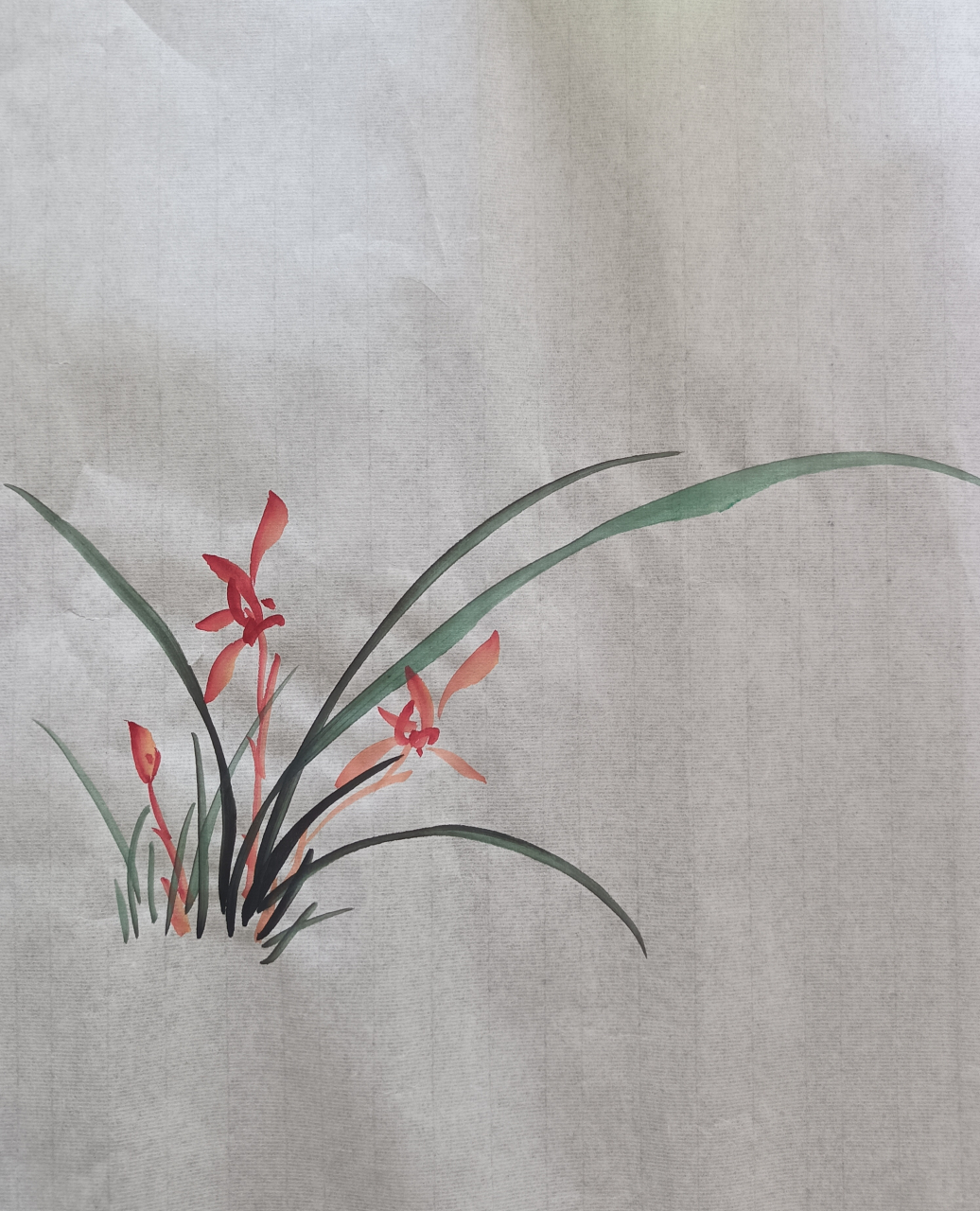 画兰花步骤分解图