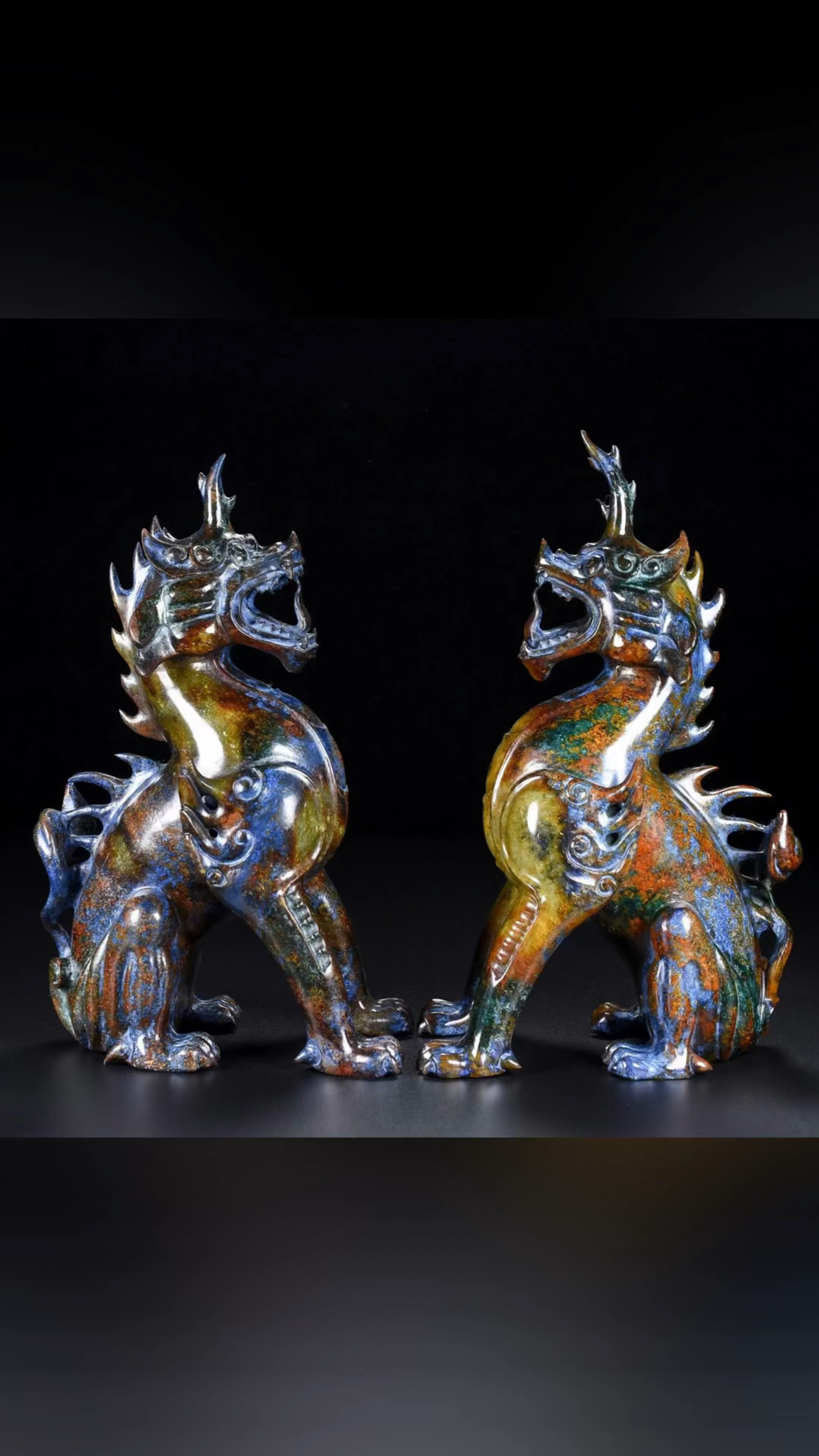 古玉老玉和田玉 镇墓兽