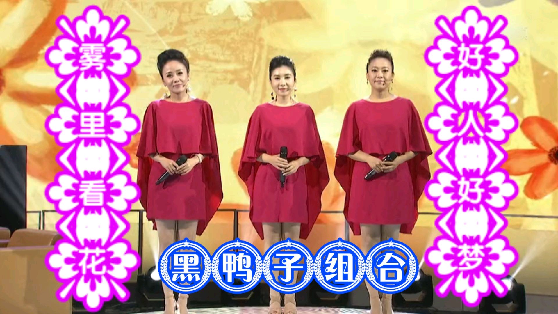三美女黑鸭子组合双曲联唱《雾里看花》《好人好梦》