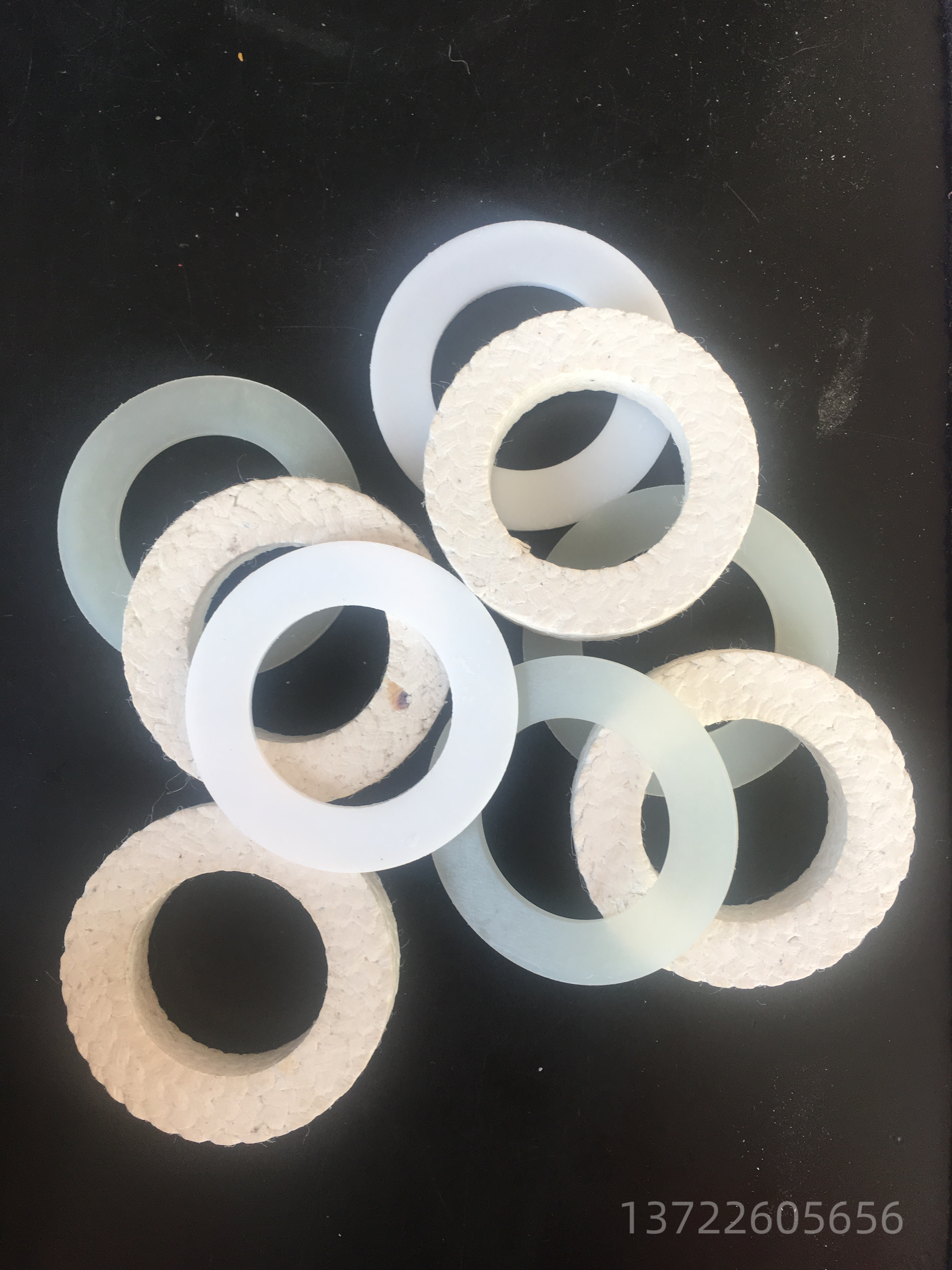组合垫圈垫片密封圈高压油管组合密封垫圈四氟尼龙组合垫可定制