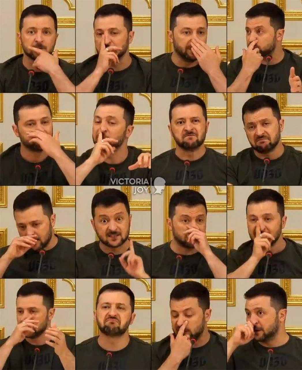 这么多表情?吸多了吗?#关注俄乌冲突最新进展