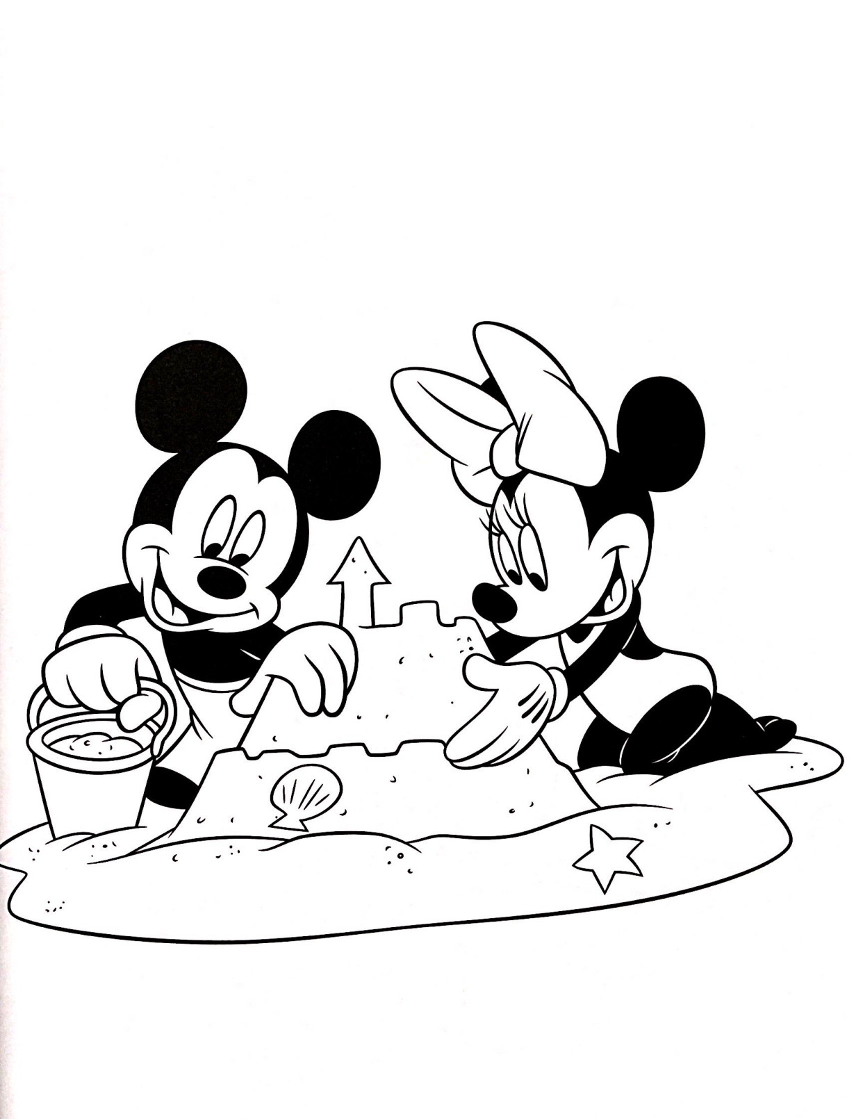 迪士尼动画线稿