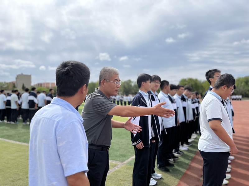 东营市胜利第二中学2022级会操比赛