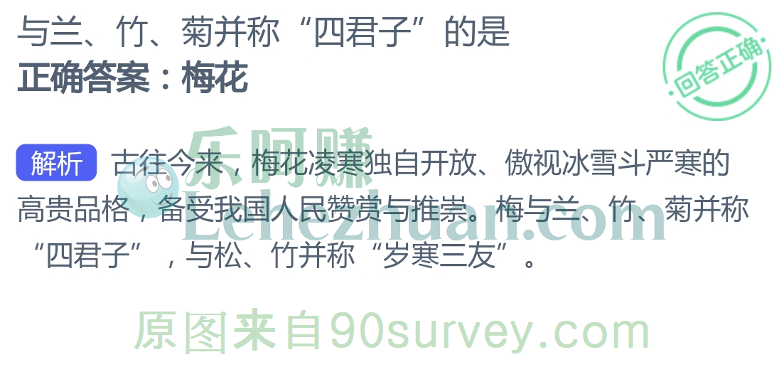 梅兰竹菊并称四君子 梅兰竹菊并称四君子