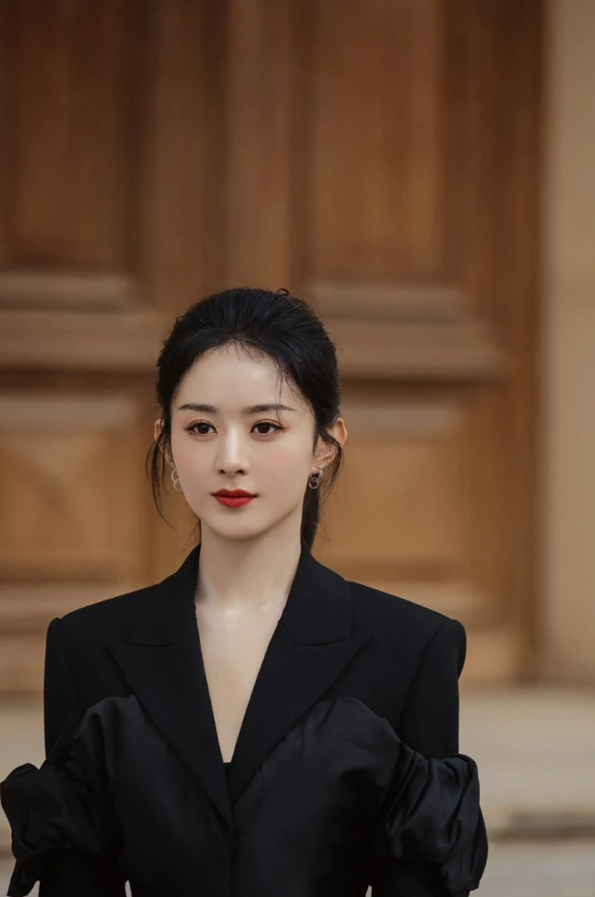 宝藏女孩赵丽颖# #养眼美女# #高马尾