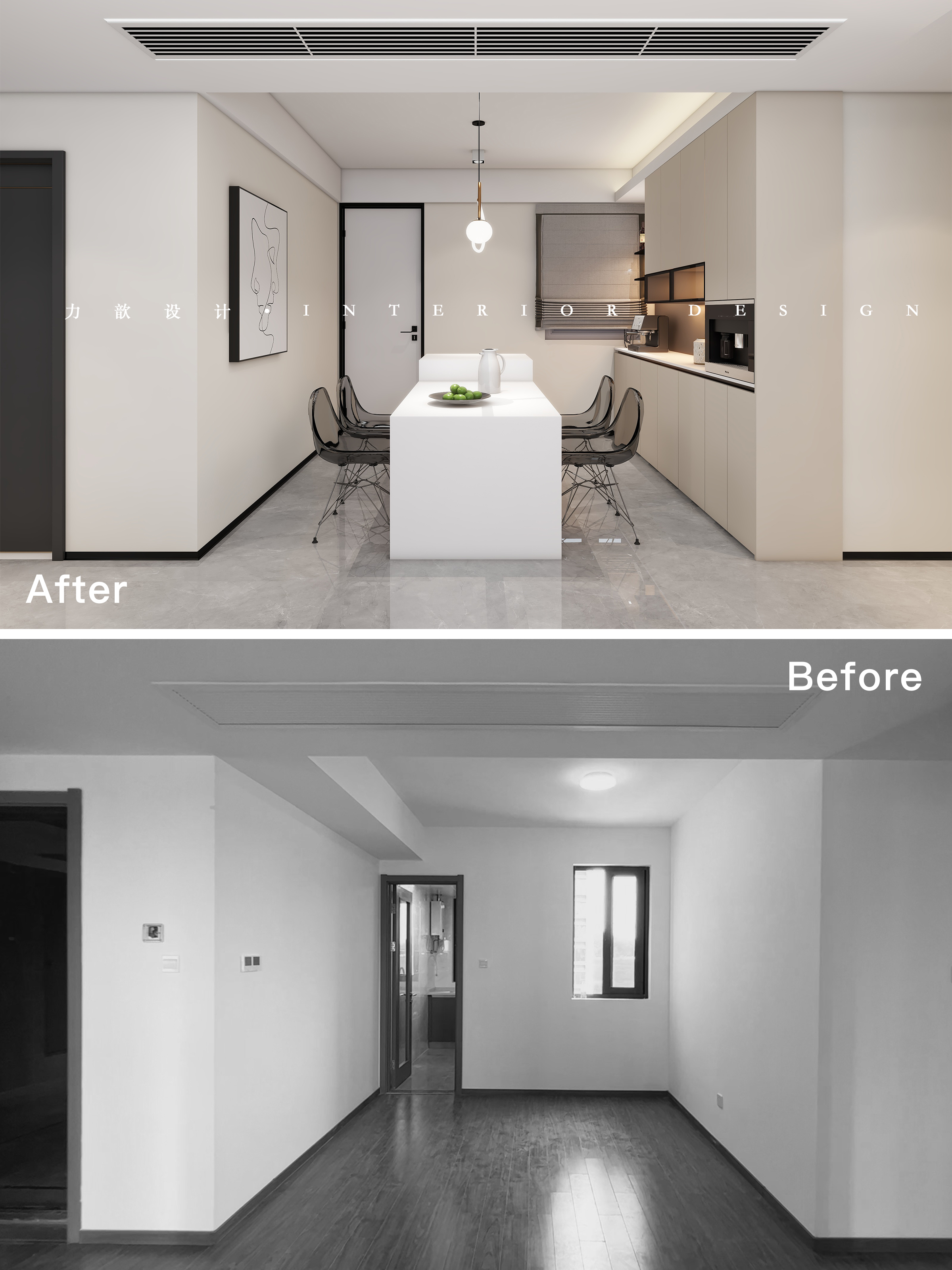 正荣润岚府精装房改造|极简主义