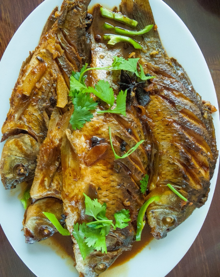 生态美味稻花鱼,清香扑鼻