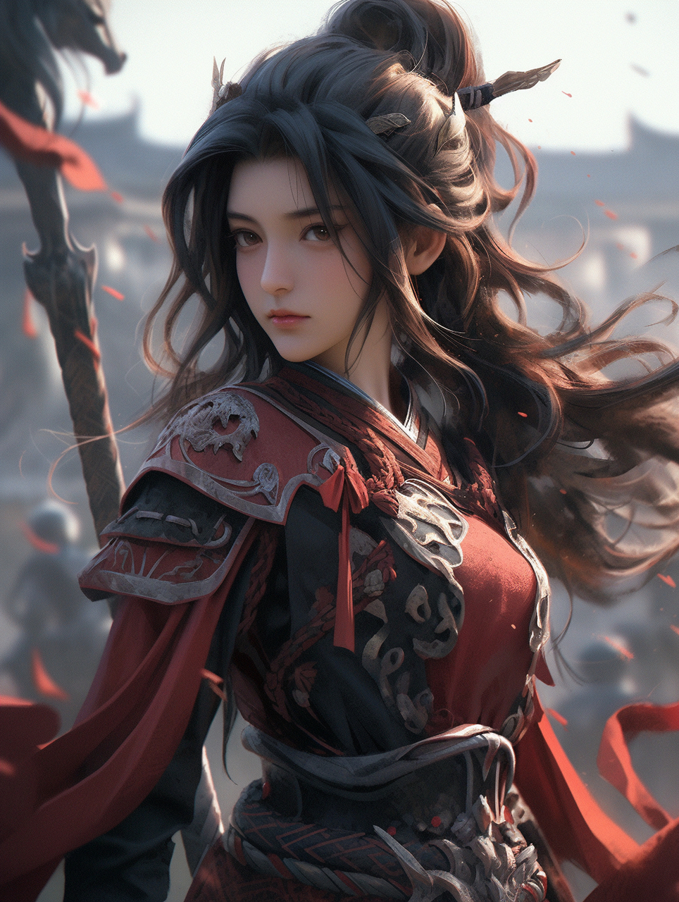 女神级的角色# #ai生画# #王者荣耀花木兰# #帅酷# #太酷了# #美女