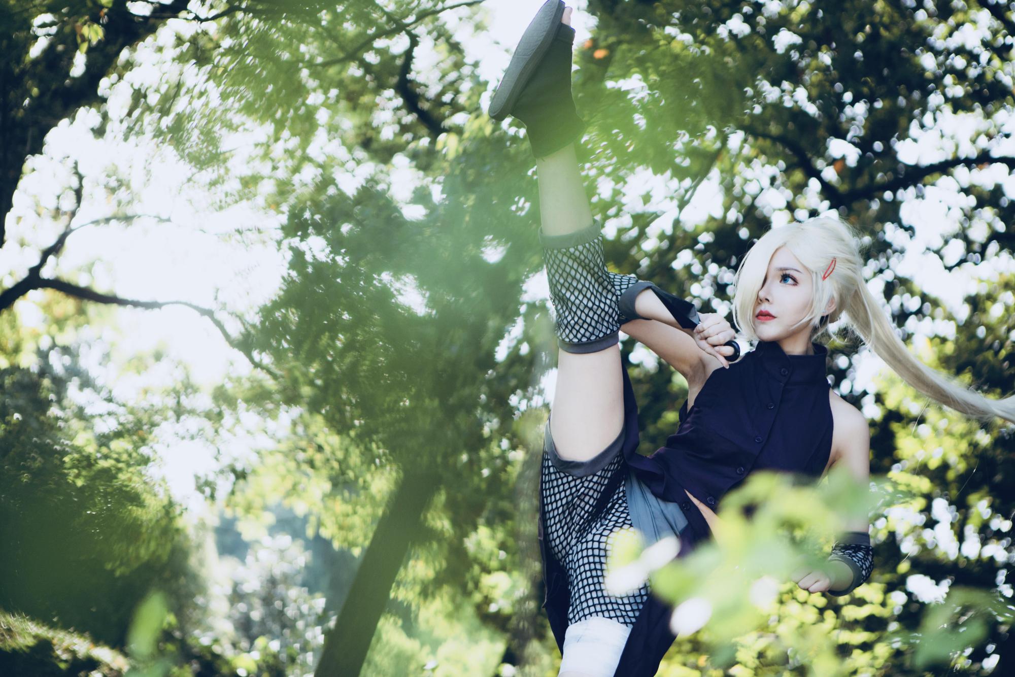 《火影忍者》cos:这个井野好可爱呀,爱了爱了