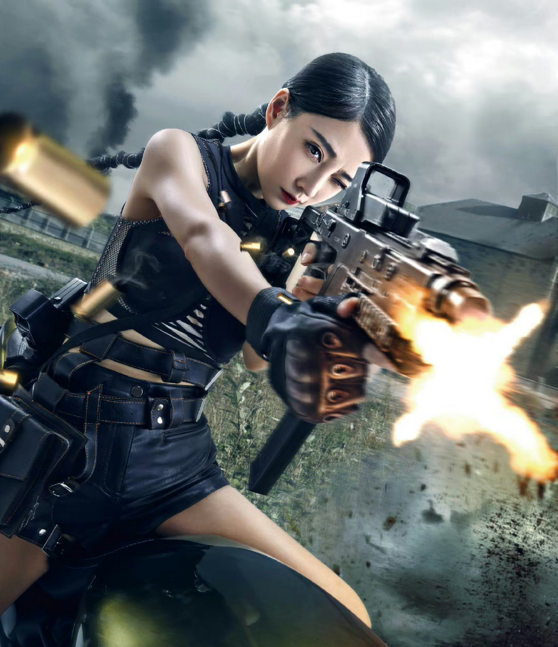 冯提莫# 《男人装》战场终结者,英姿飒爽,性感火辣,让人魂牵梦绕