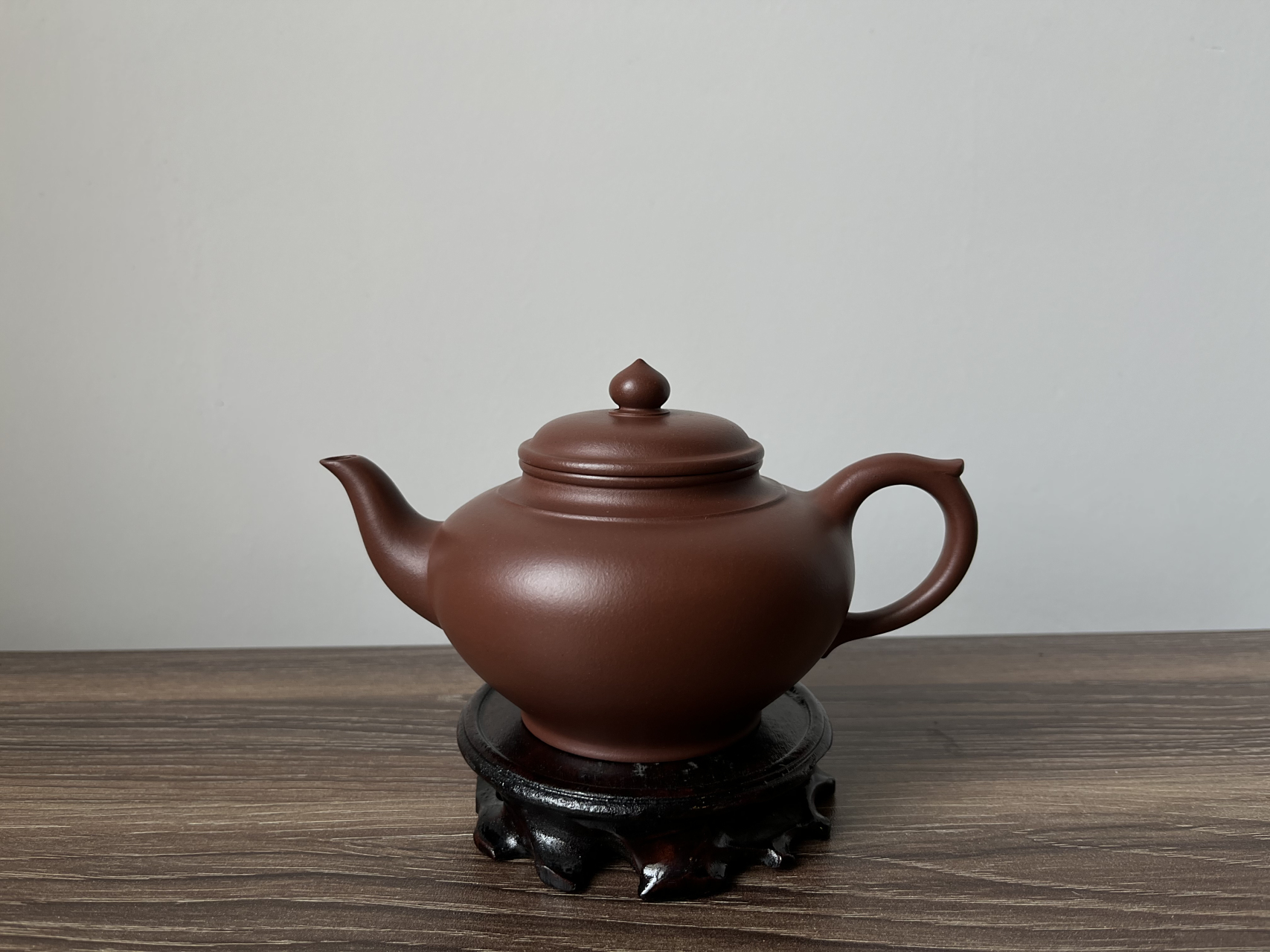 最美61笑樱壶61全手工精制 320cc    黄龙山老紫泥 此款笑樱庄