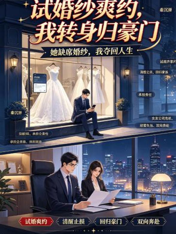 试婚纱爽约，我转身归豪门