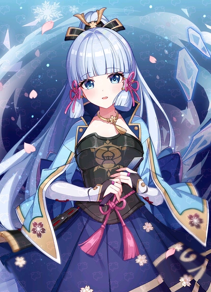 原神绫华壁纸图片