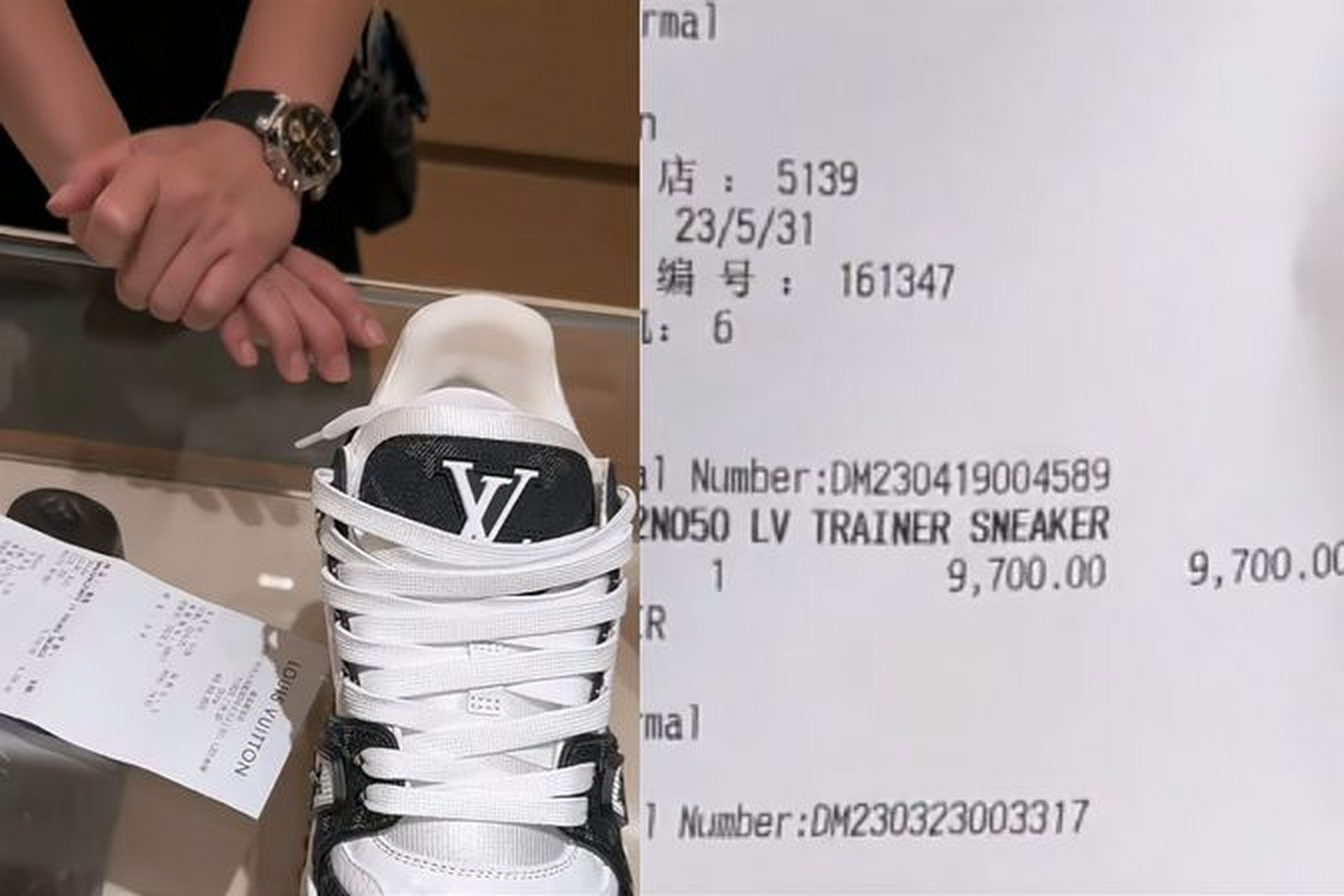 在lv花近万元买错鞋码不换被驱逐# 近日,一网友称在广州太古汇lv花