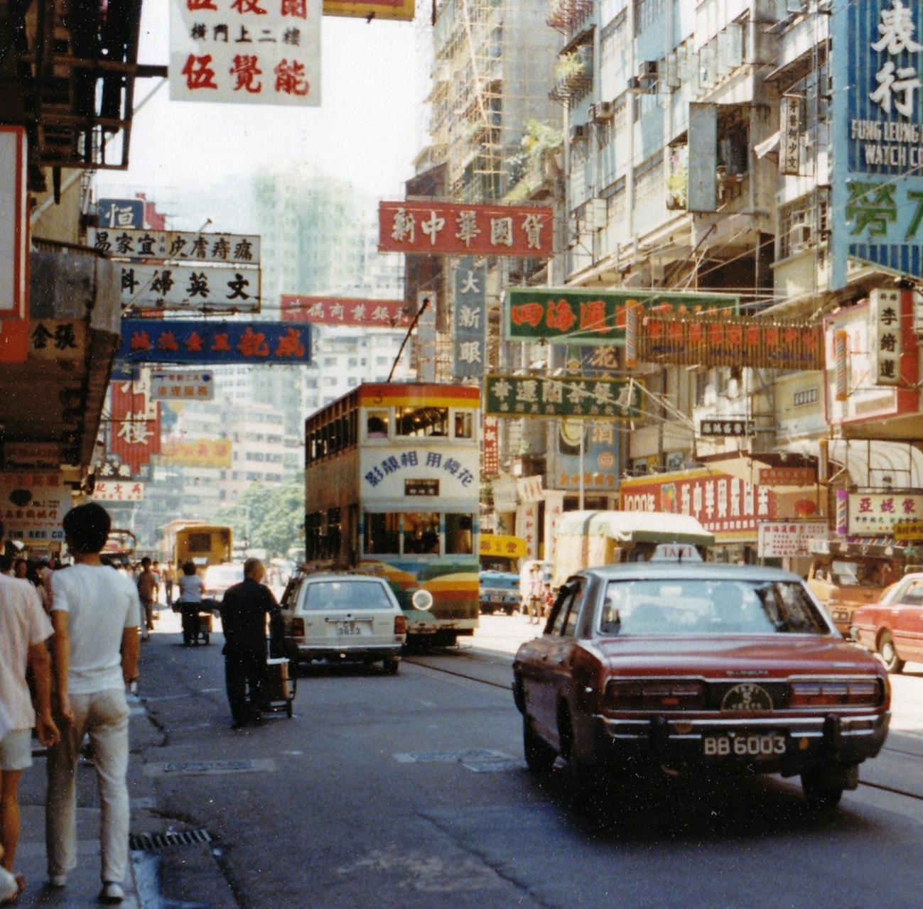 80年代香港街景图片