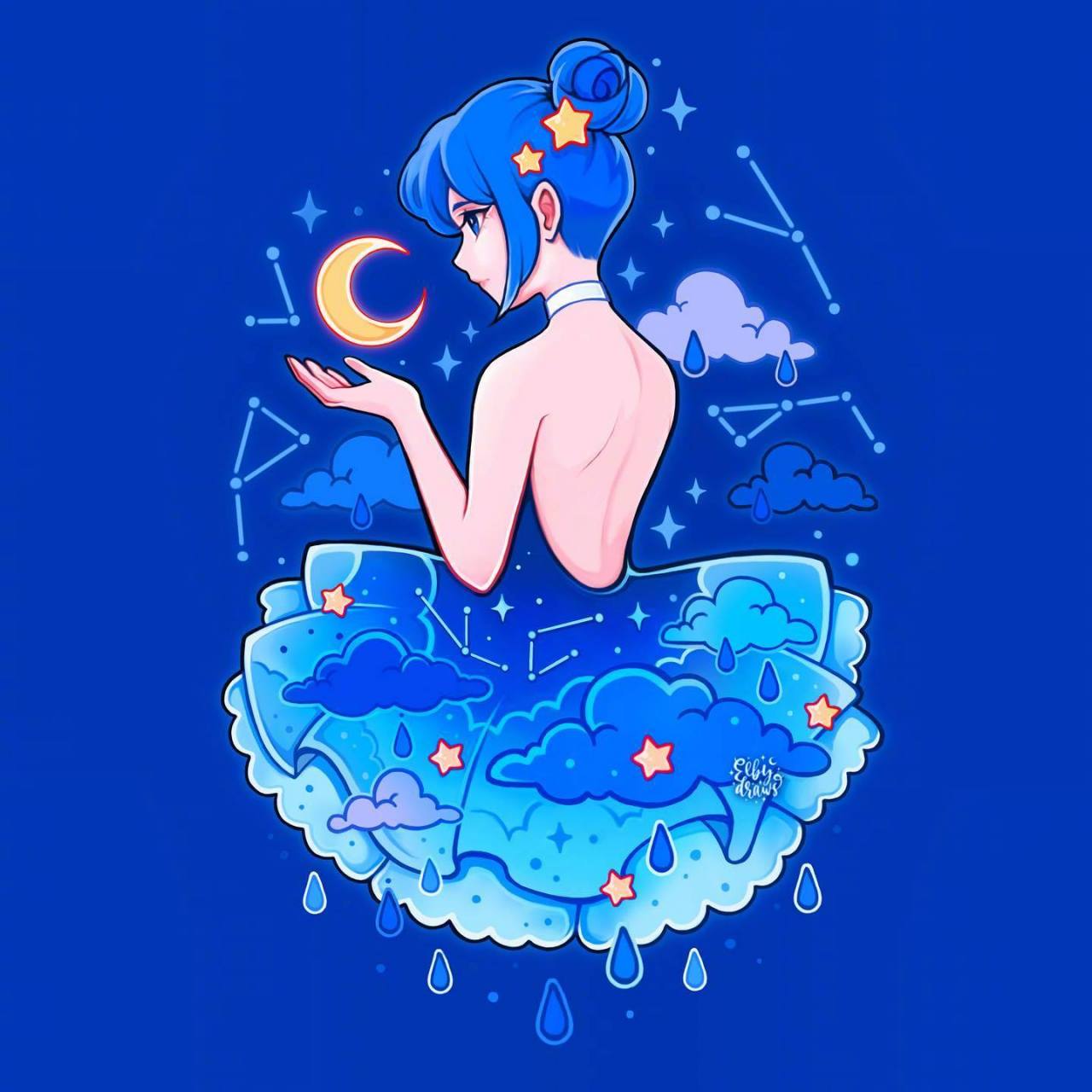 绘画欣赏 插画师:elby.