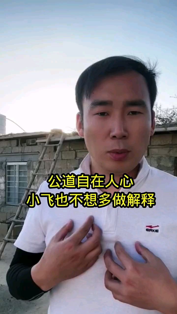 公道自在人心,小飞不想过多解释