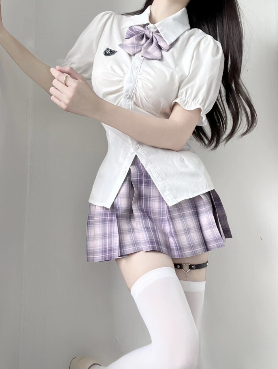 jk配白丝真的超级好看#白丝yyds#jk制服