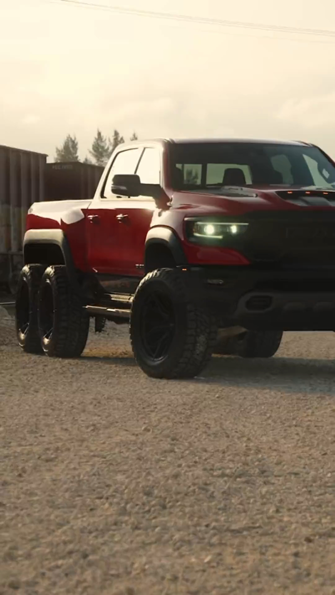 六轮道奇霸王龙皮卡