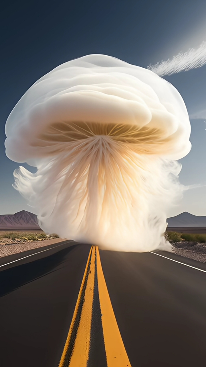 这白色的蘑菇云你见过吗?