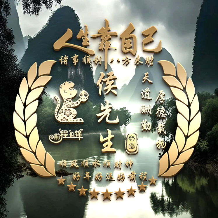 属于你的姓氏生肖头像