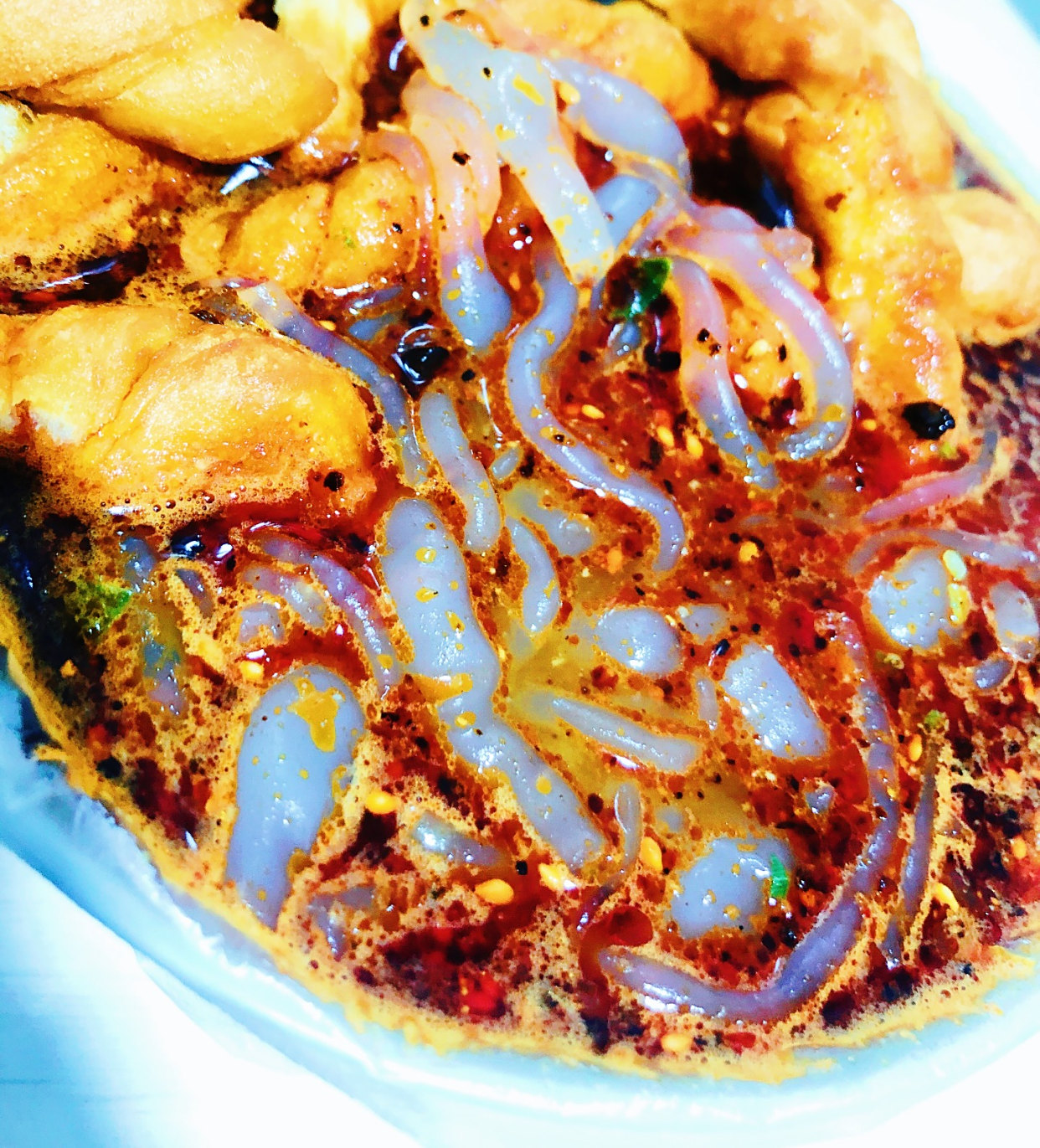 岷县最古老的路边摊小吃——粉鱼