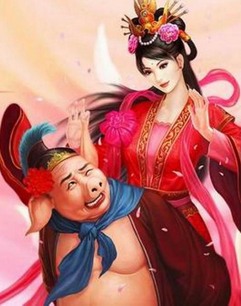 师徒四人去取经,跋山涉水路难行《猪八戒拱地》欣赏一 女:日出东来呀