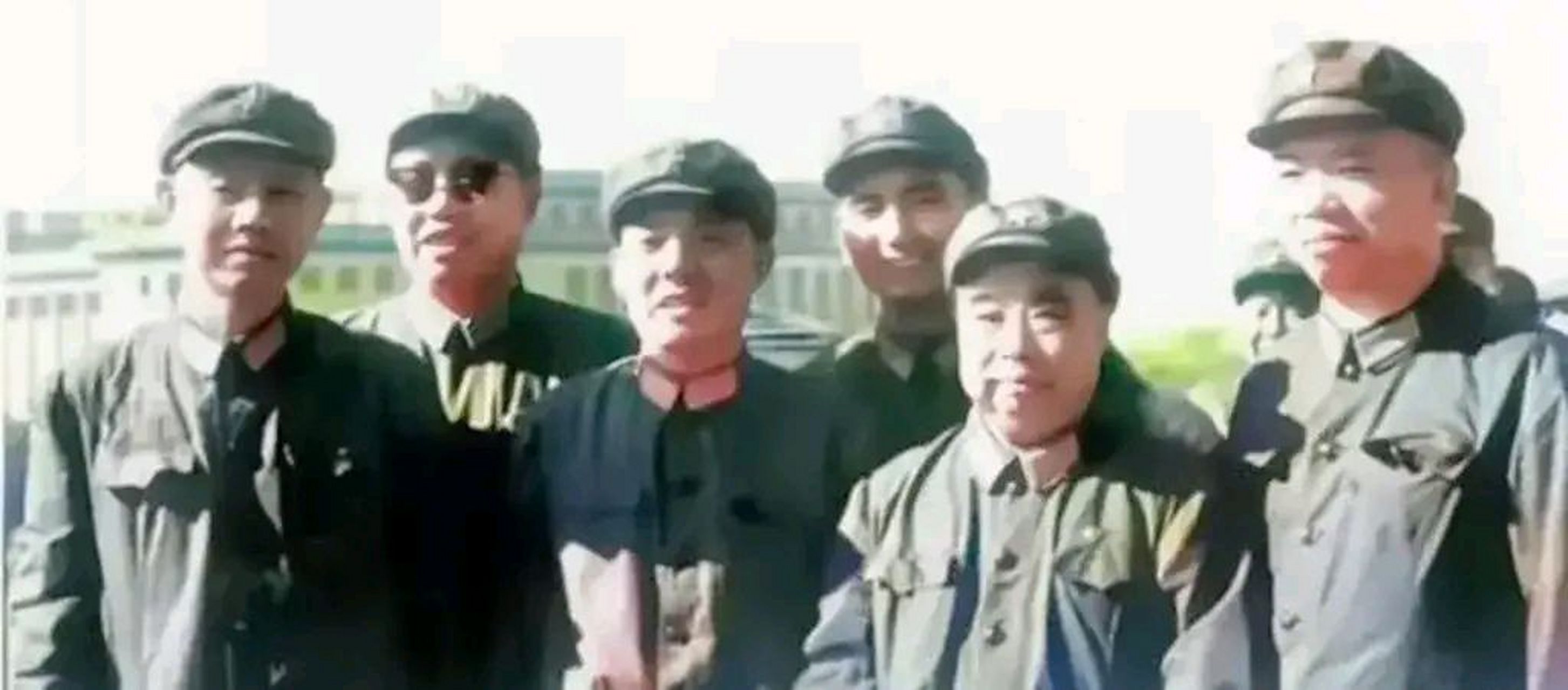 1968年,北京,六位解放军高级将领的合影.