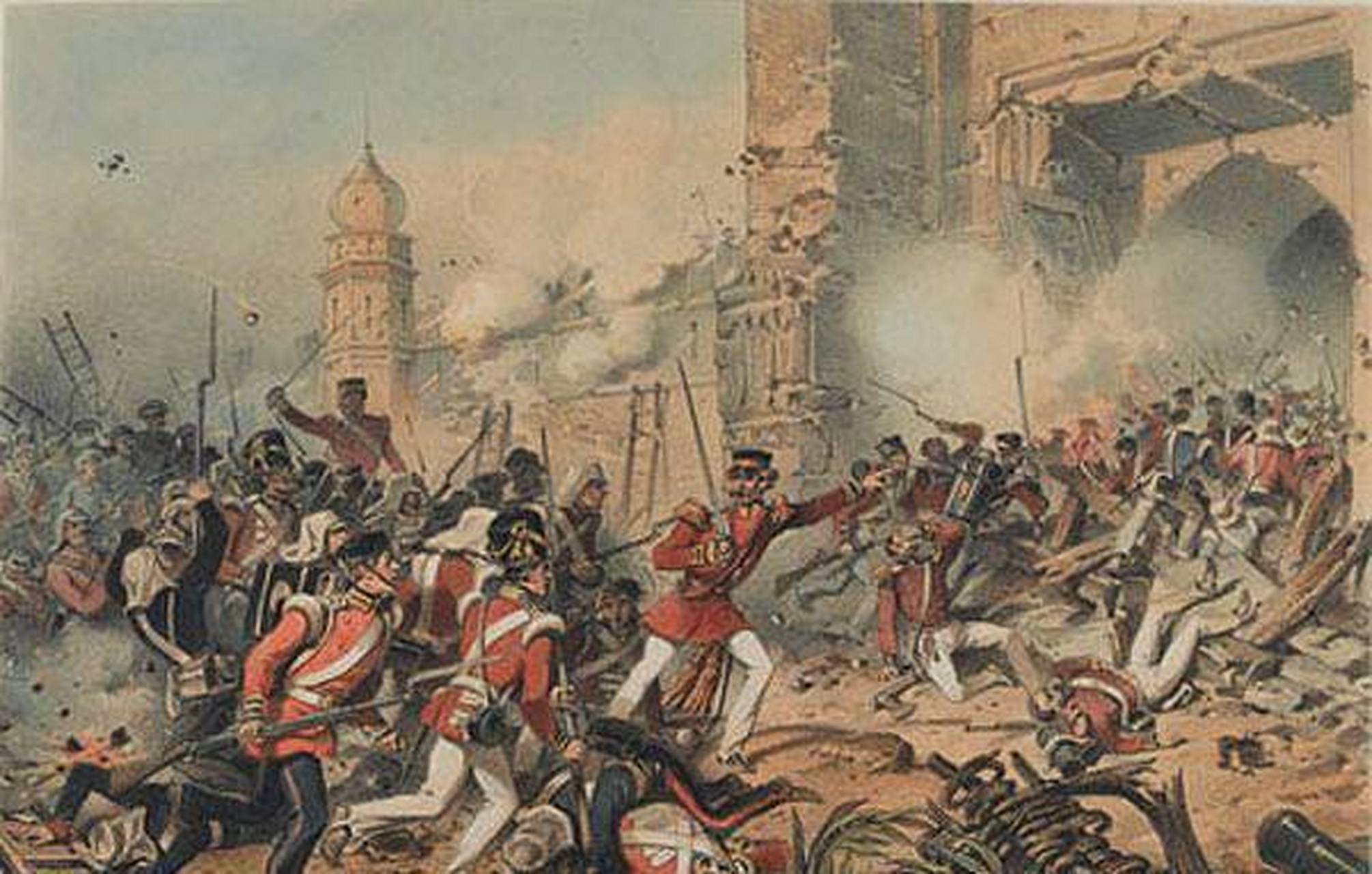 英国殖民入侵侵害了印度各个阶层的利益,导致当时印度人民不断进行