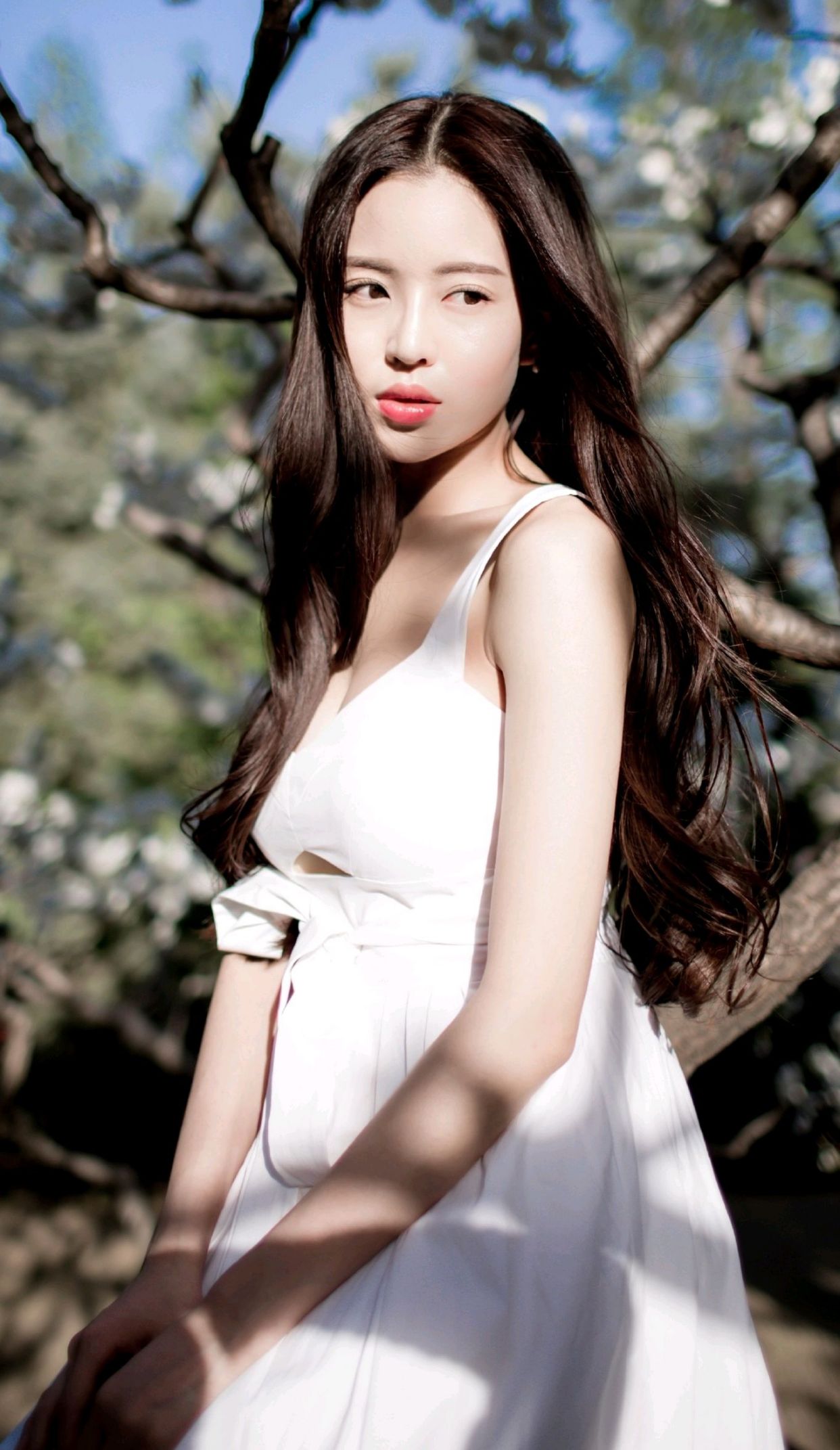 清纯美女温心高清写真图集,冰肌玉肤,性感迷人