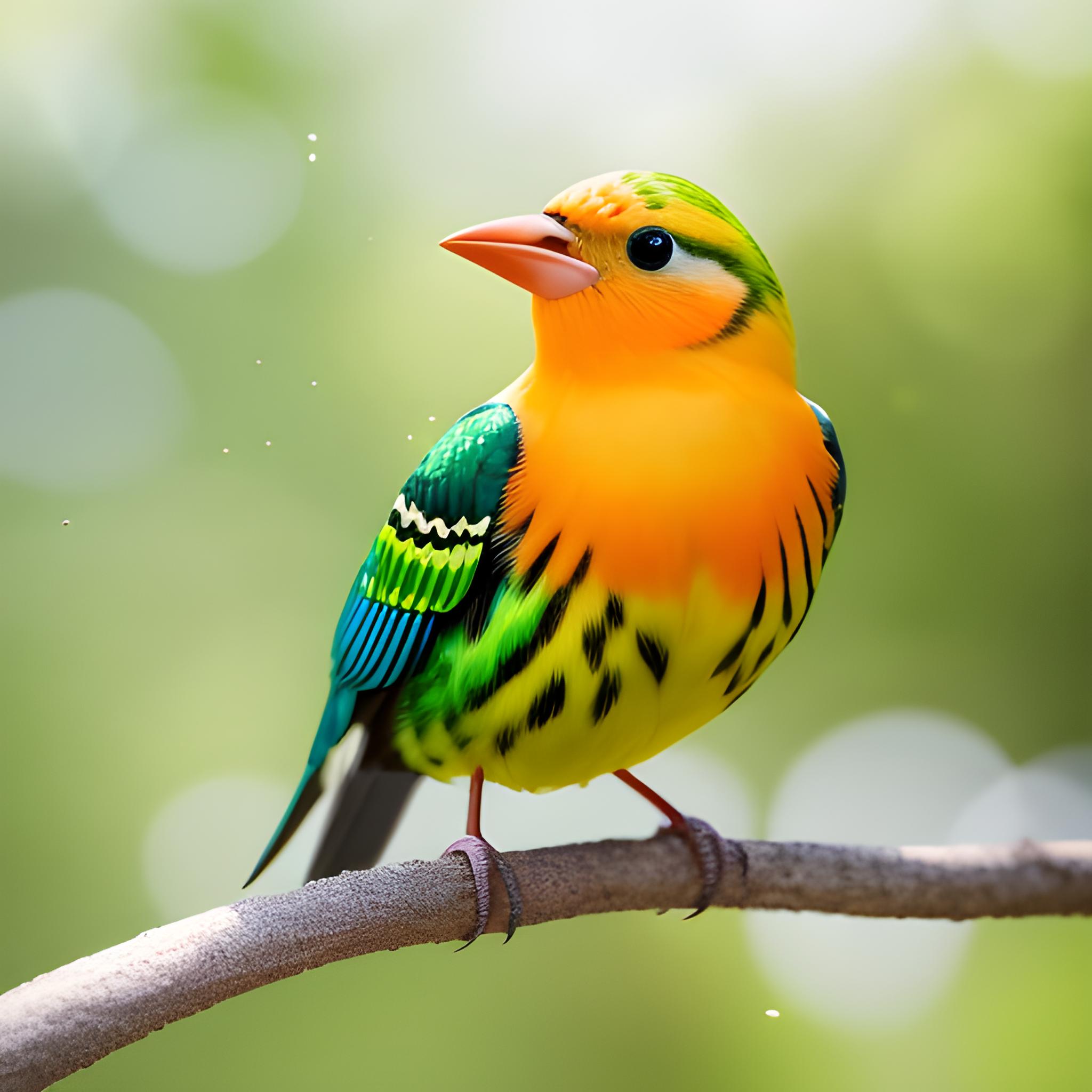 一组漂亮的小鸟图