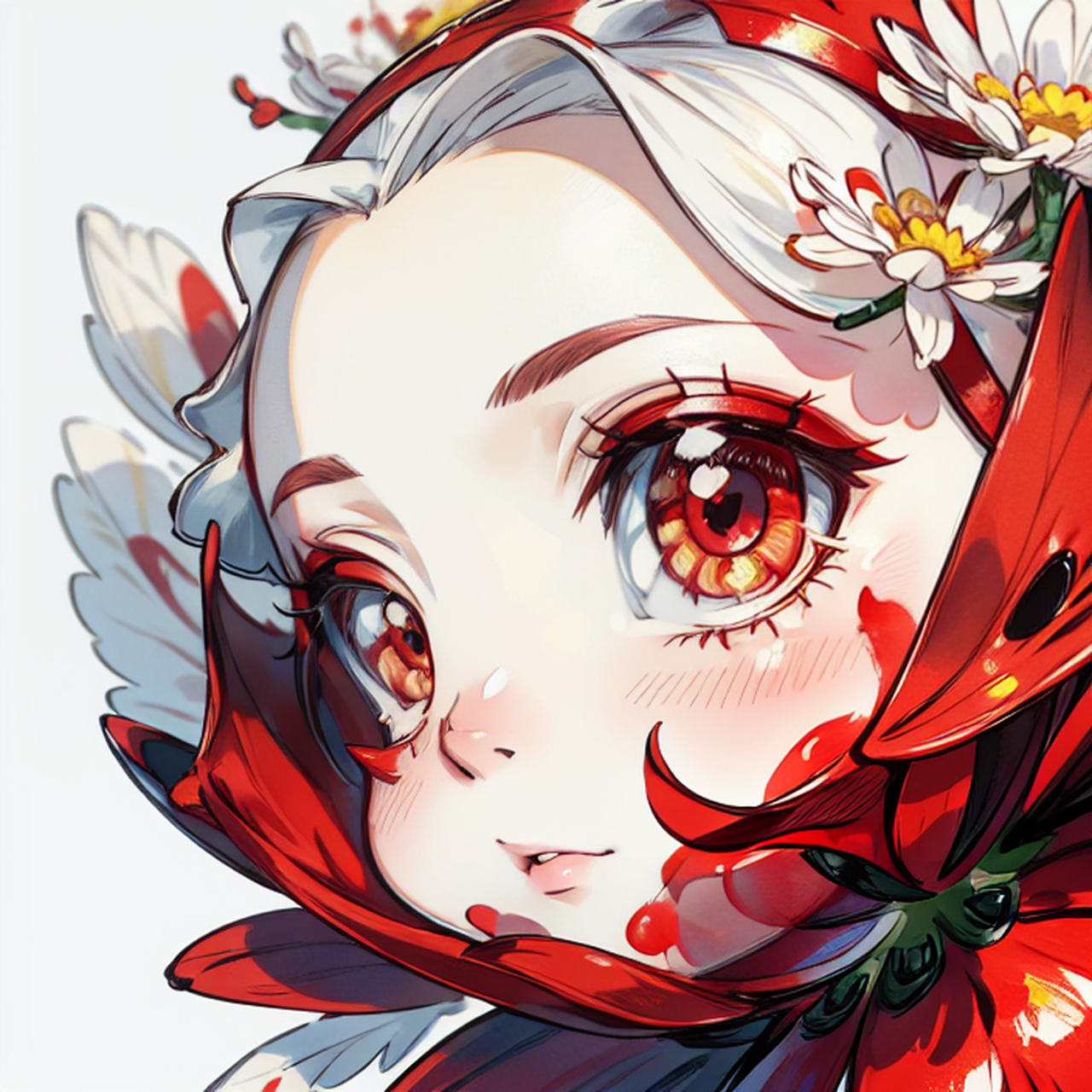 人淡如菊#菊花# #少女