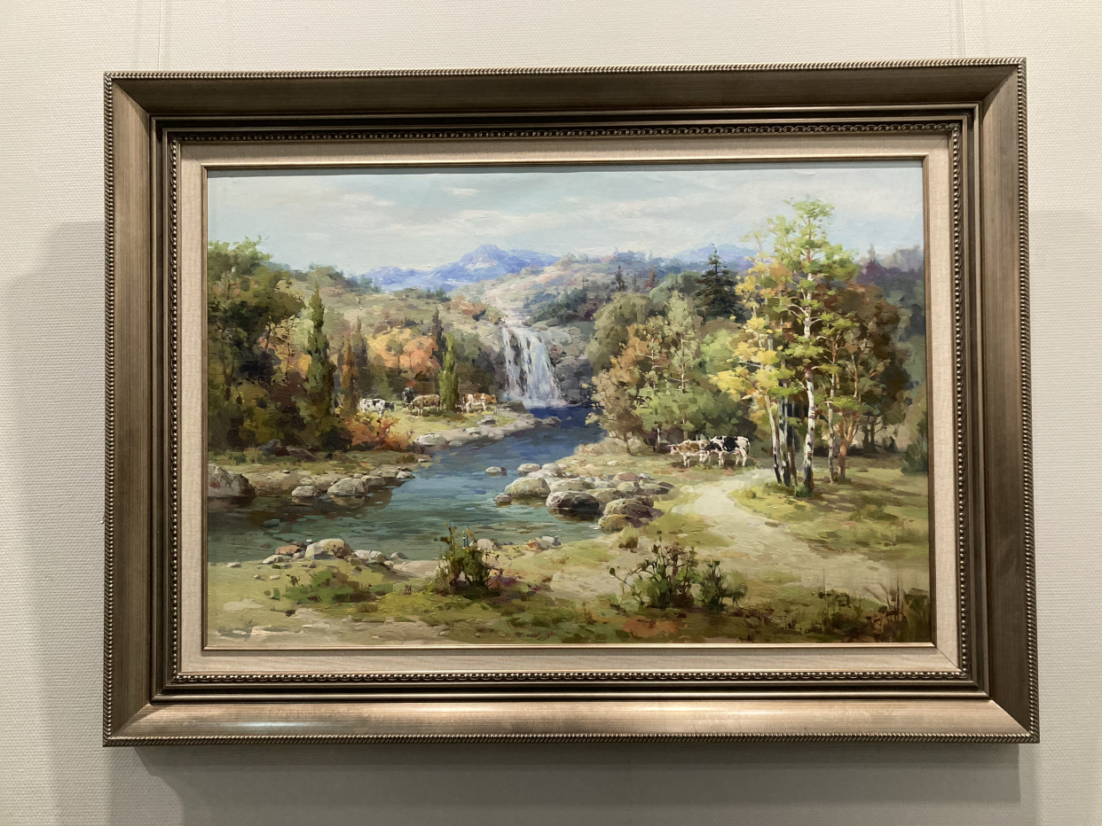 "爱心大使""天使画家"晏子老师油画作品欣赏