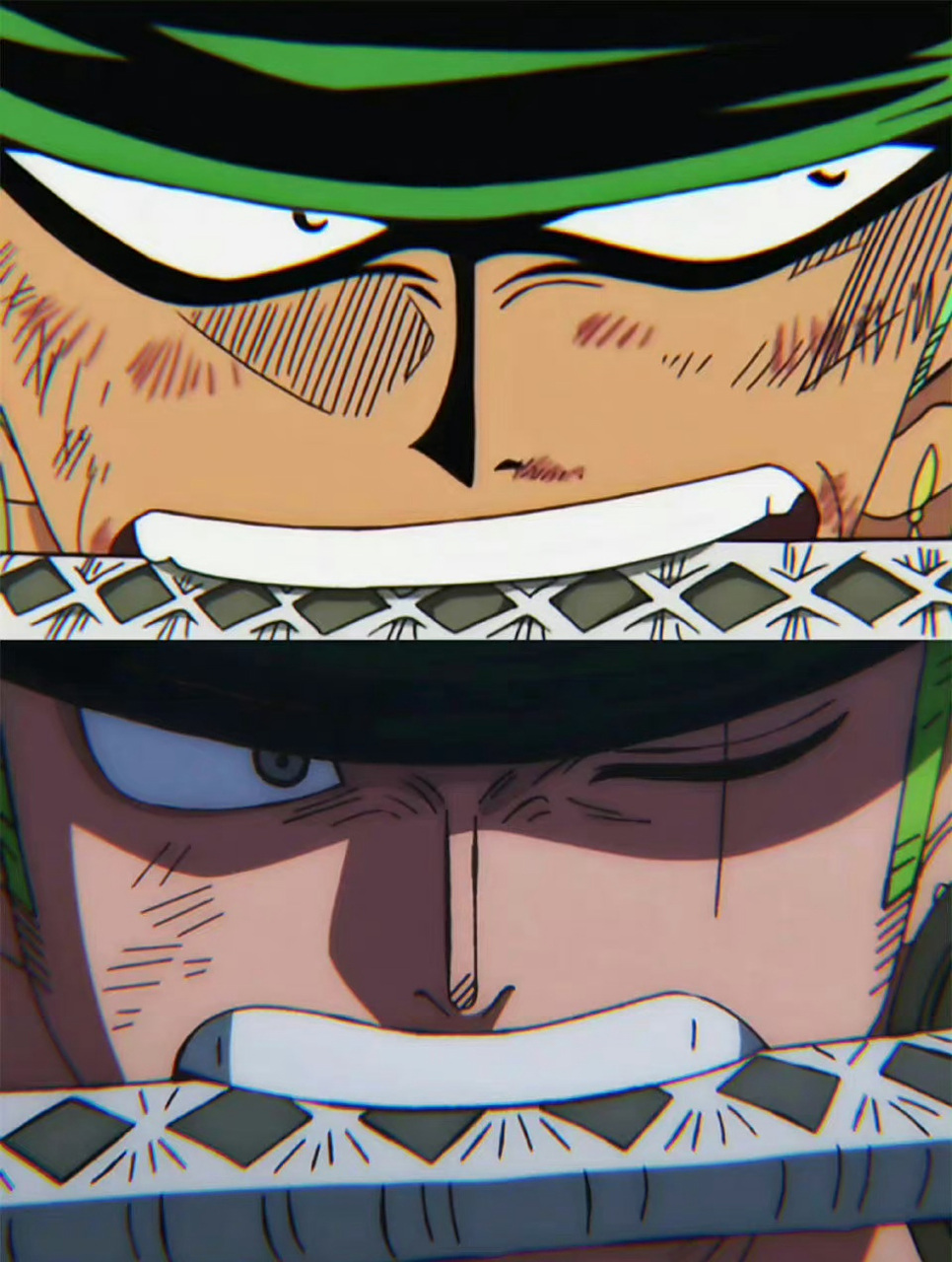 索隆眼神戏更足了[偷笑] #动漫# #海贼王