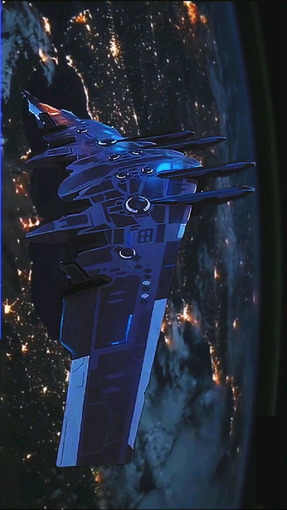 未来"鸾鸟"超大空天舰