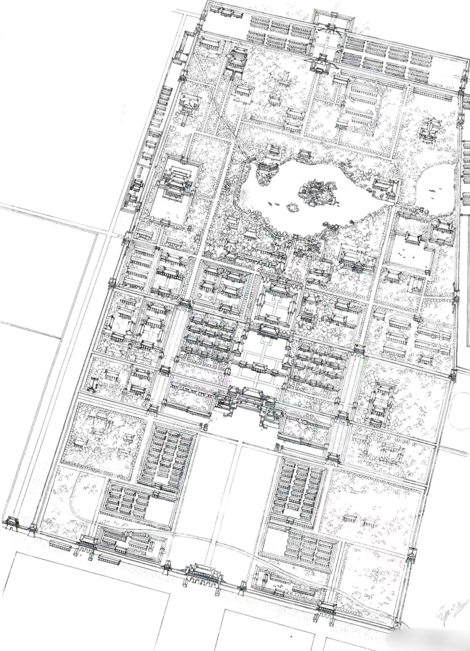 图一:大明宫手绘鸟瞰线图  图二:我这个类型infp收入最低,然后是艺术
